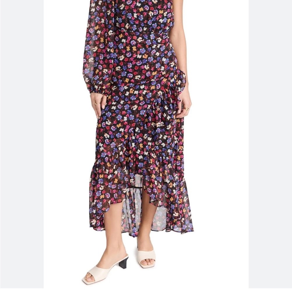 ASTR The Label one shoulder Calista midi dress from Nordstrom size L - Picture 2 of 16